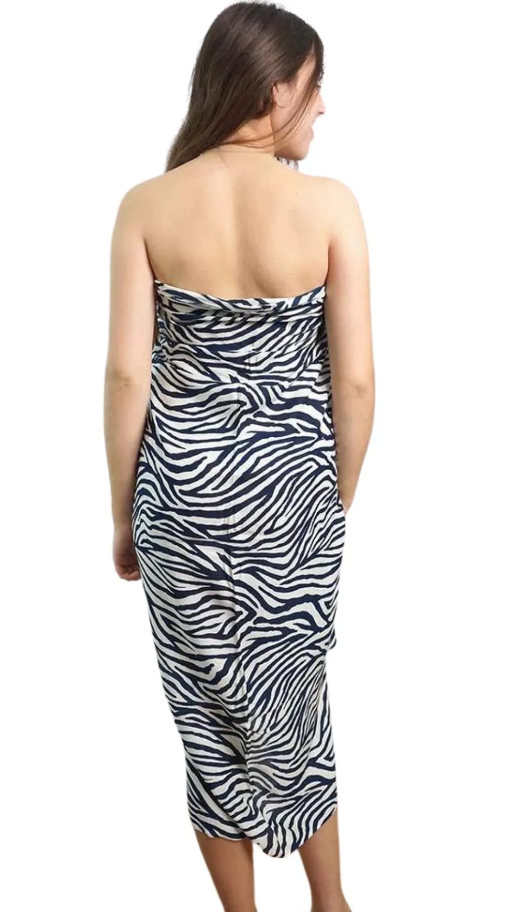 SOLD OUT - Madagascar Sarong (Navy)