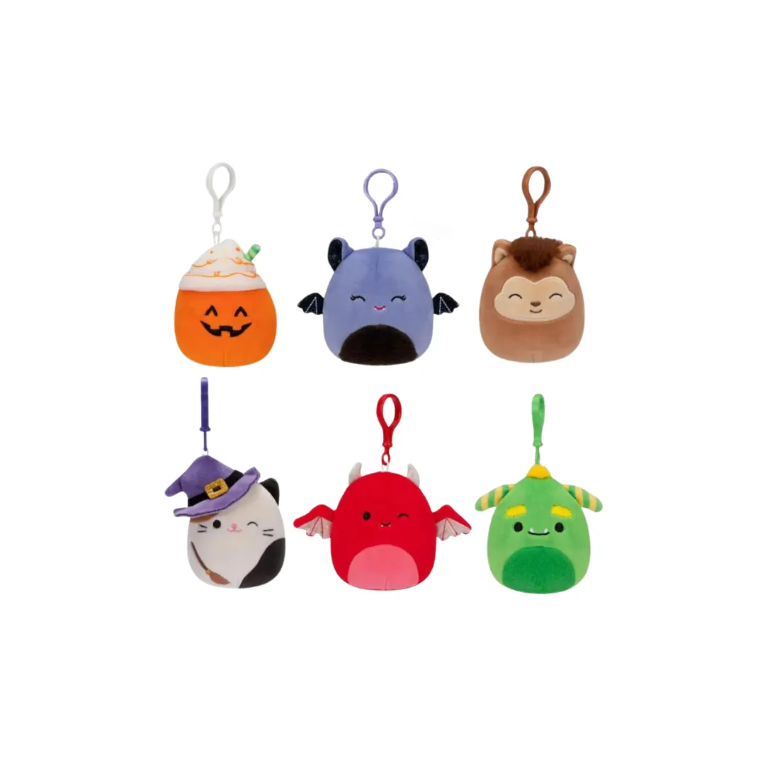 Squishmallows Halloween Cam the Witch Cat Keychain