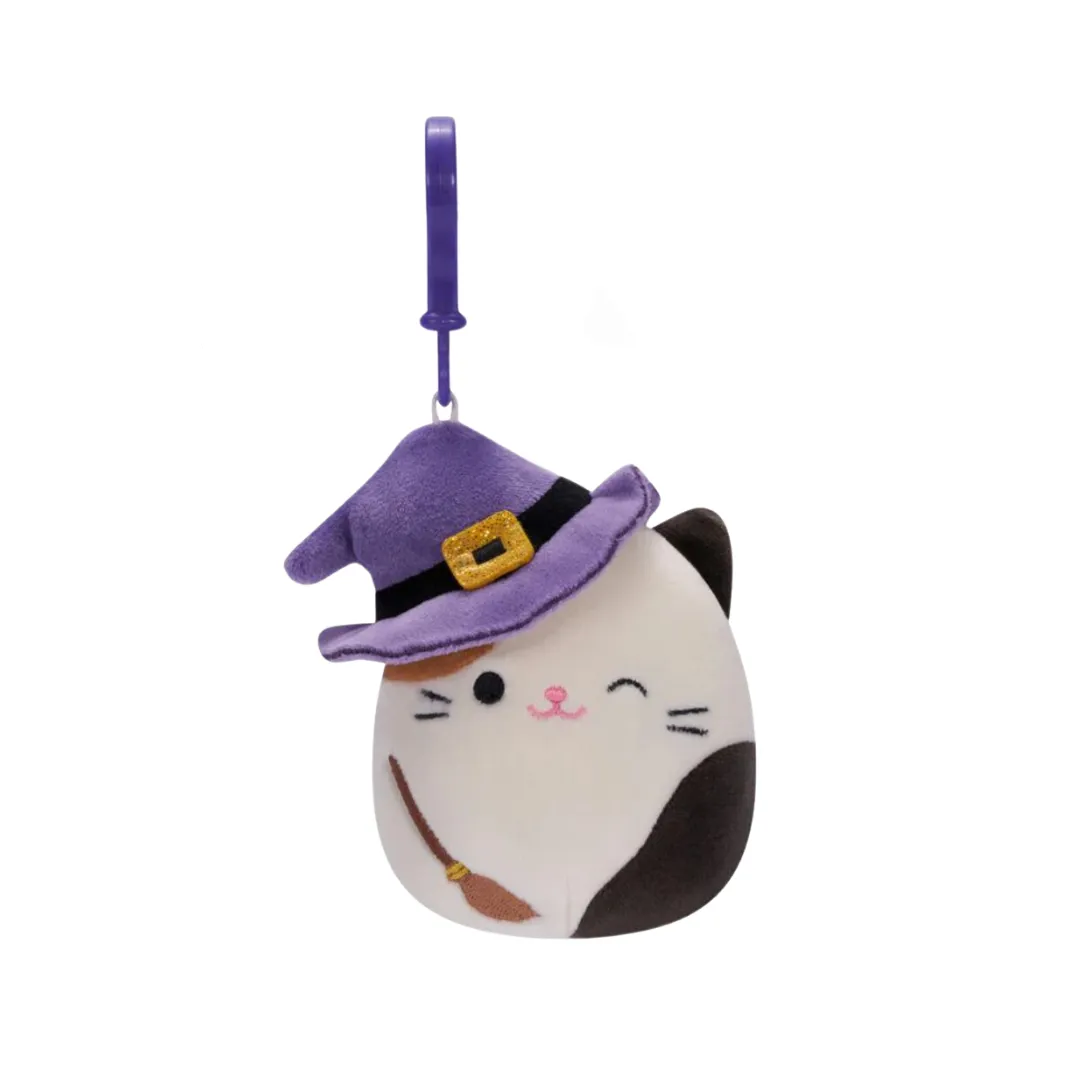 Squishmallows Halloween Cam the Witch Cat Keychain