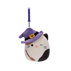 Squishmallows Halloween Cam the Witch Cat Keychain