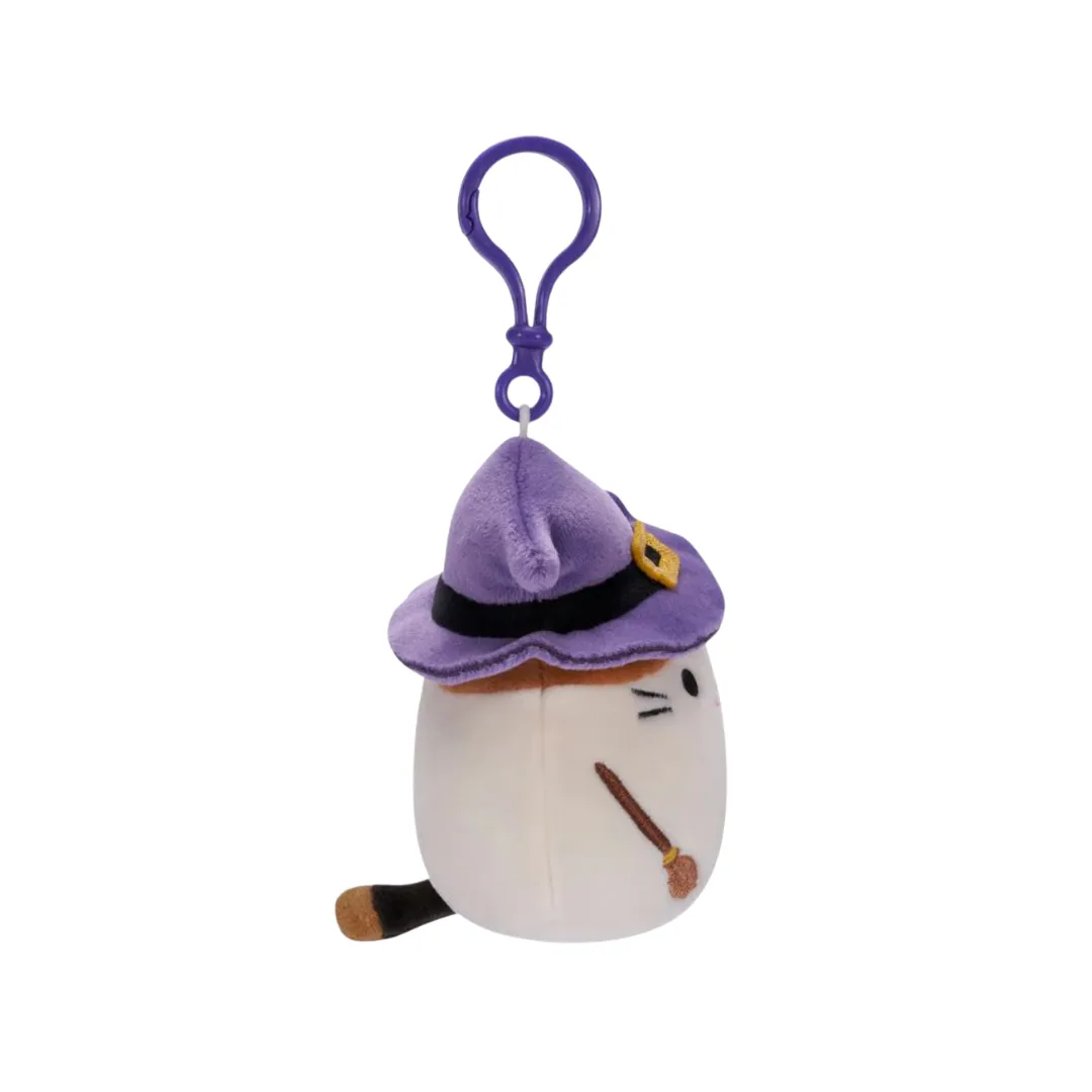 Squishmallows Halloween Cam the Witch Cat Keychain