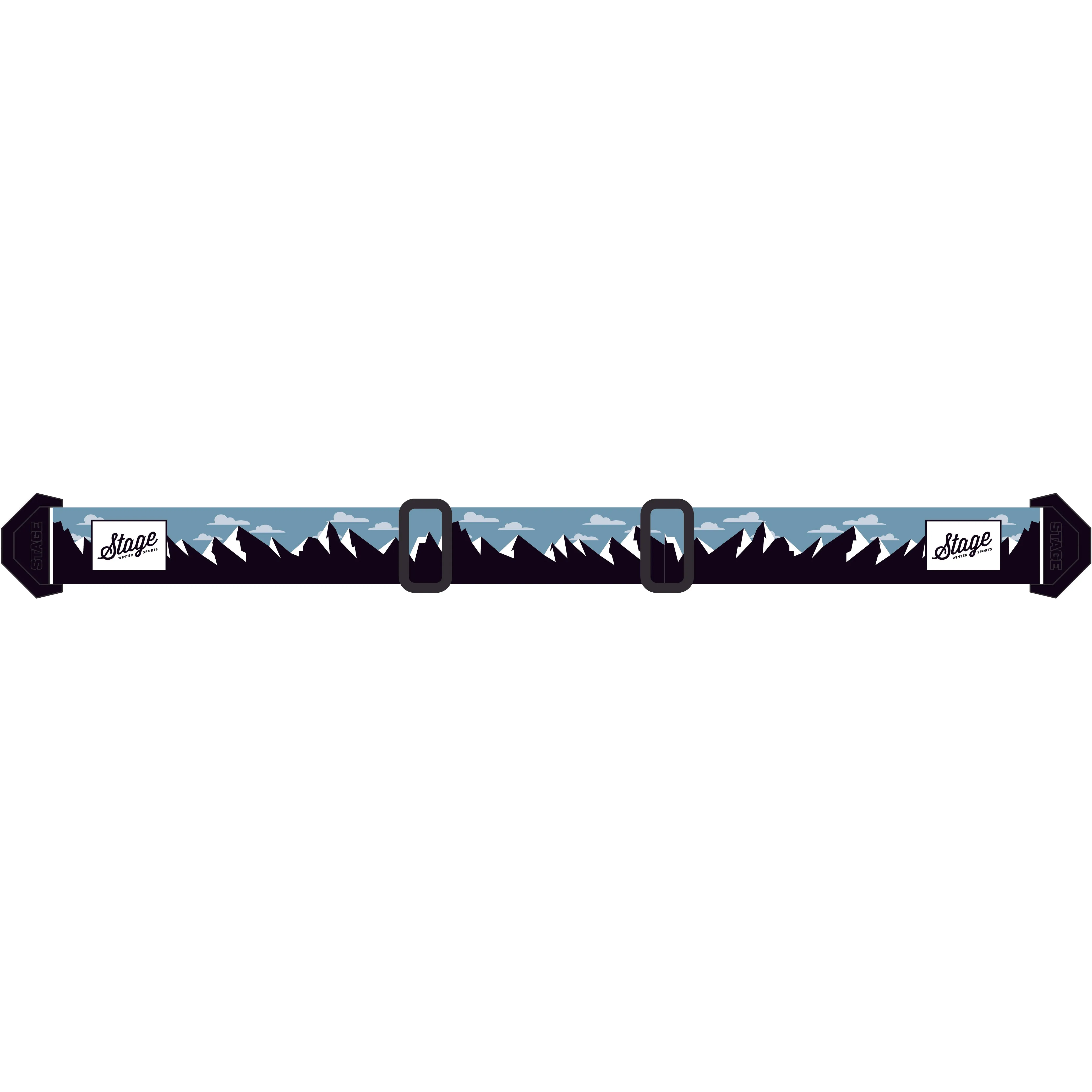 STAGE Cool Mountain Silhouette Strap - Stunt Goggle Strap