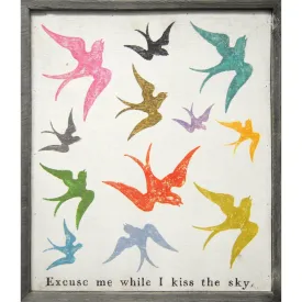 Sugarboo Designs Excuse Me While I Kiss Art Print