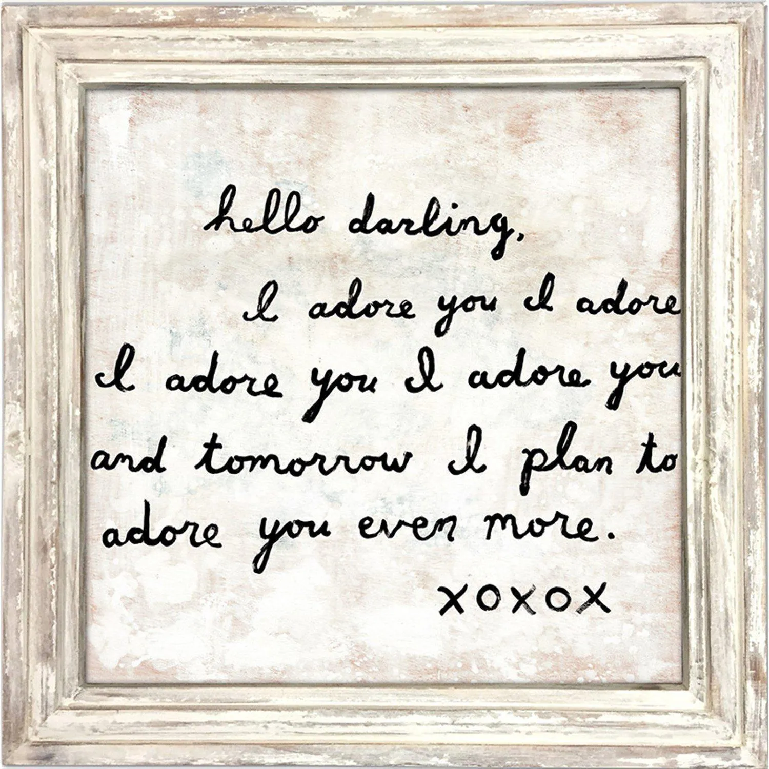 Sugarboo Designs Letter #2 (I Adore You) Art Print