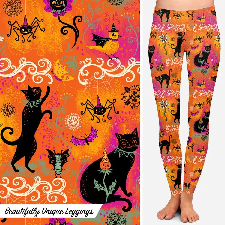 Summerween Jack-a-Doodle (Johanna Parker Exclusive) Leggings