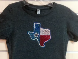 Texas  Hotfix Rhinestone Transfer