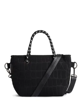 The Bam Bam Neoprene Bag - Black Croc