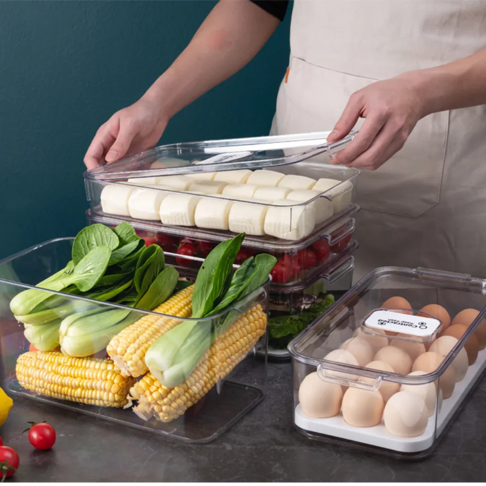 Transparent Refrigerator Organizers