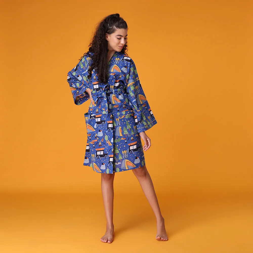 Under the Stars Short Robe