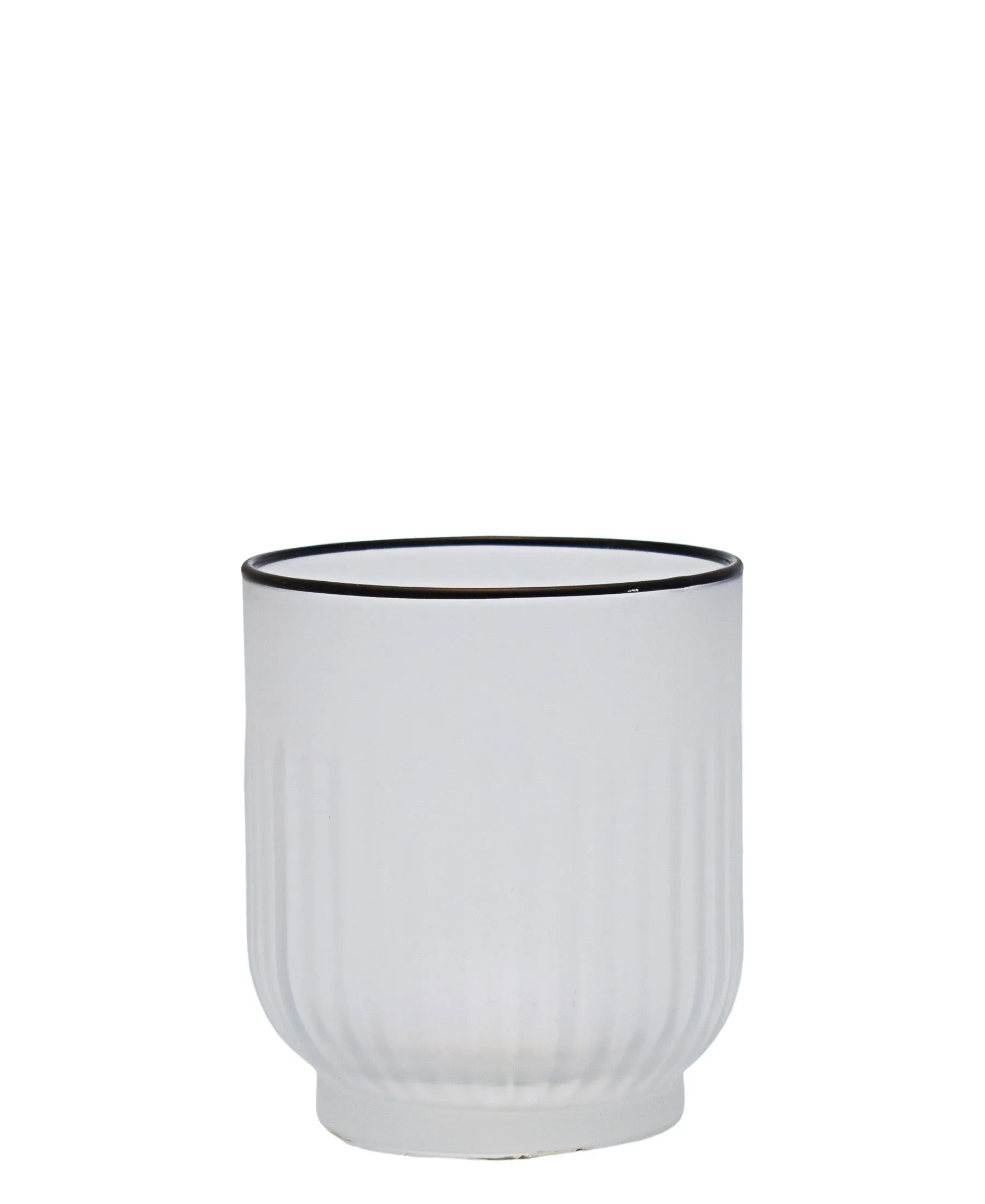 Unique Designs Textured Tokyo Whiskey Glass 330ML - Transparent