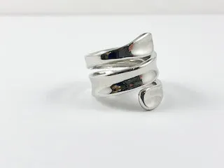 Unique Shaped Metallic Design Brass Ring