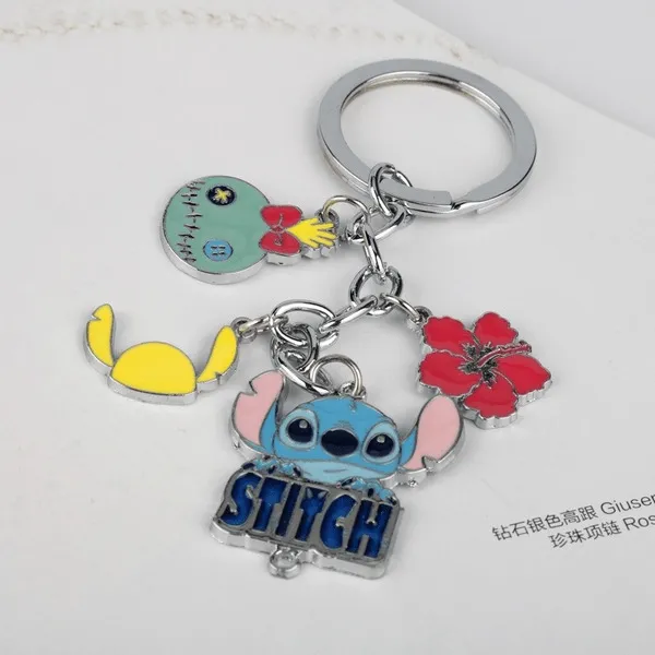 Wholesale blue alloy key chain JDC-KC-AW017