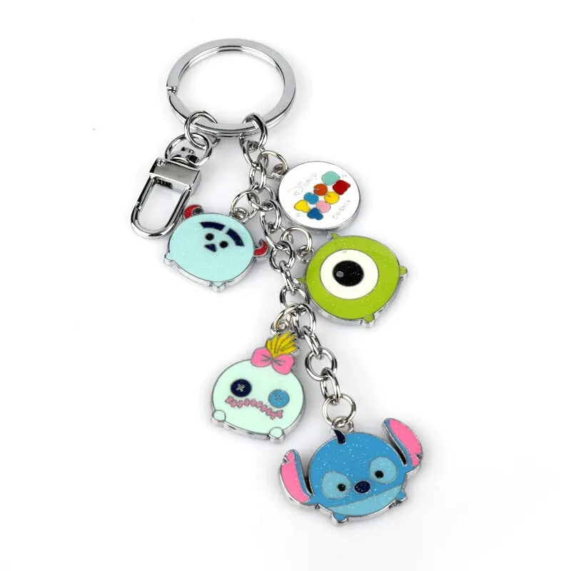 Wholesale blue alloy key chain JDC-KC-AW017