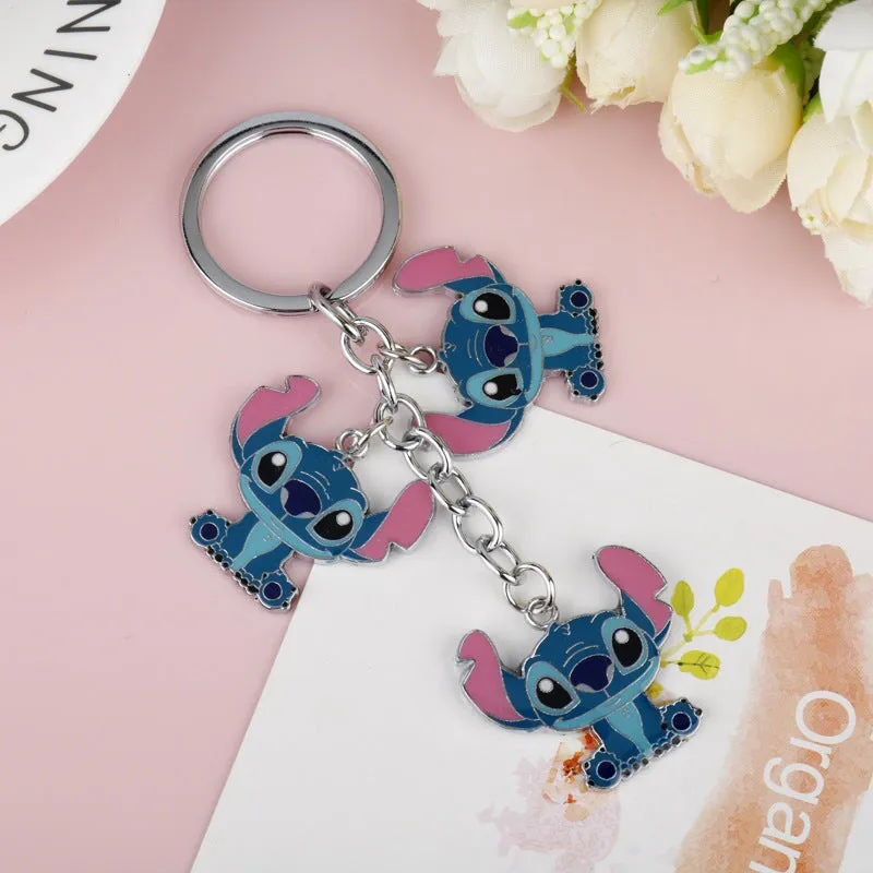 Wholesale blue alloy key chain JDC-KC-AW017