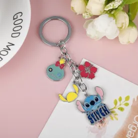 Wholesale blue alloy key chain JDC-KC-AW017