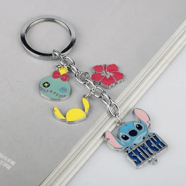 Wholesale blue alloy key chain JDC-KC-AW017