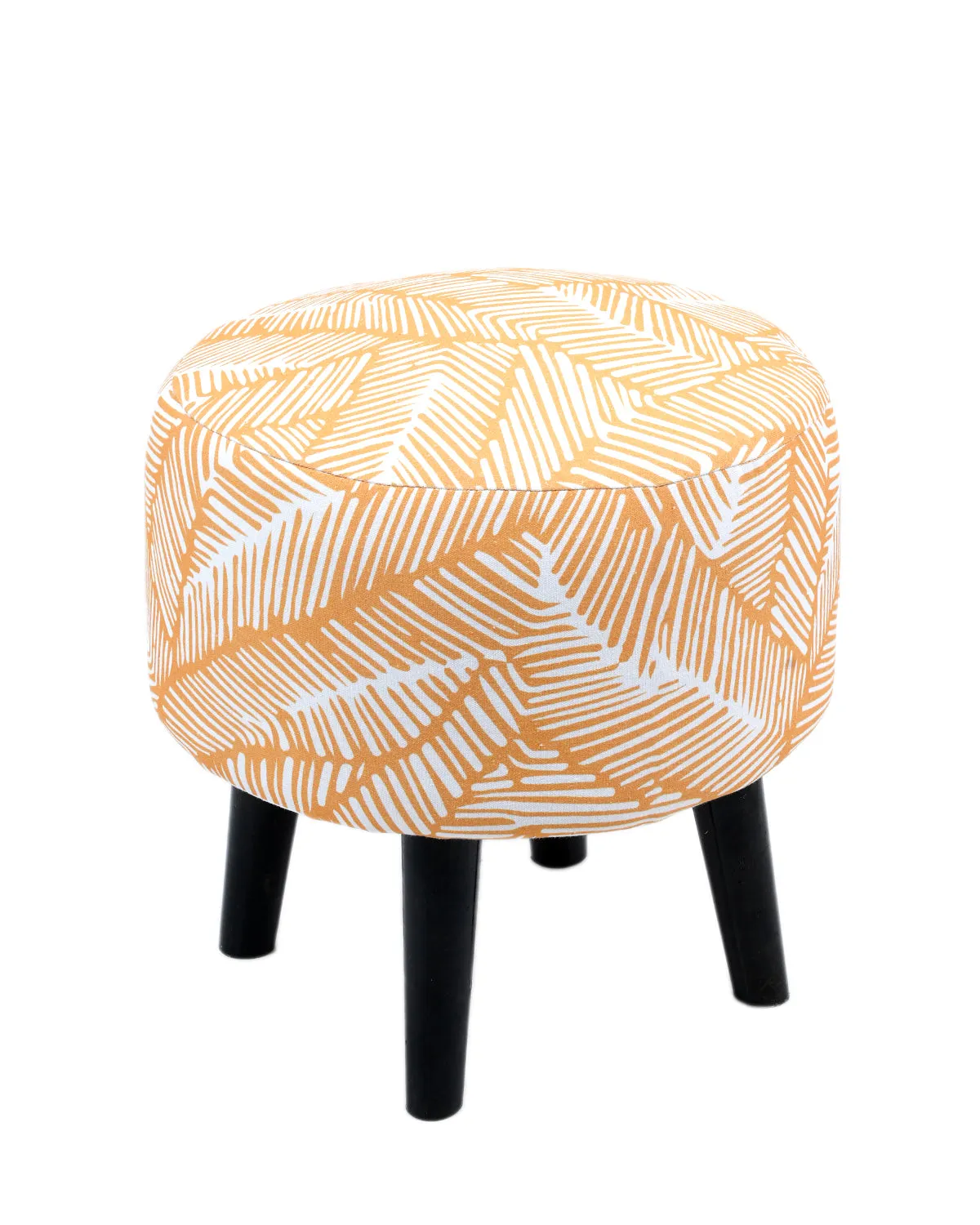 Yellow Printed Stool
