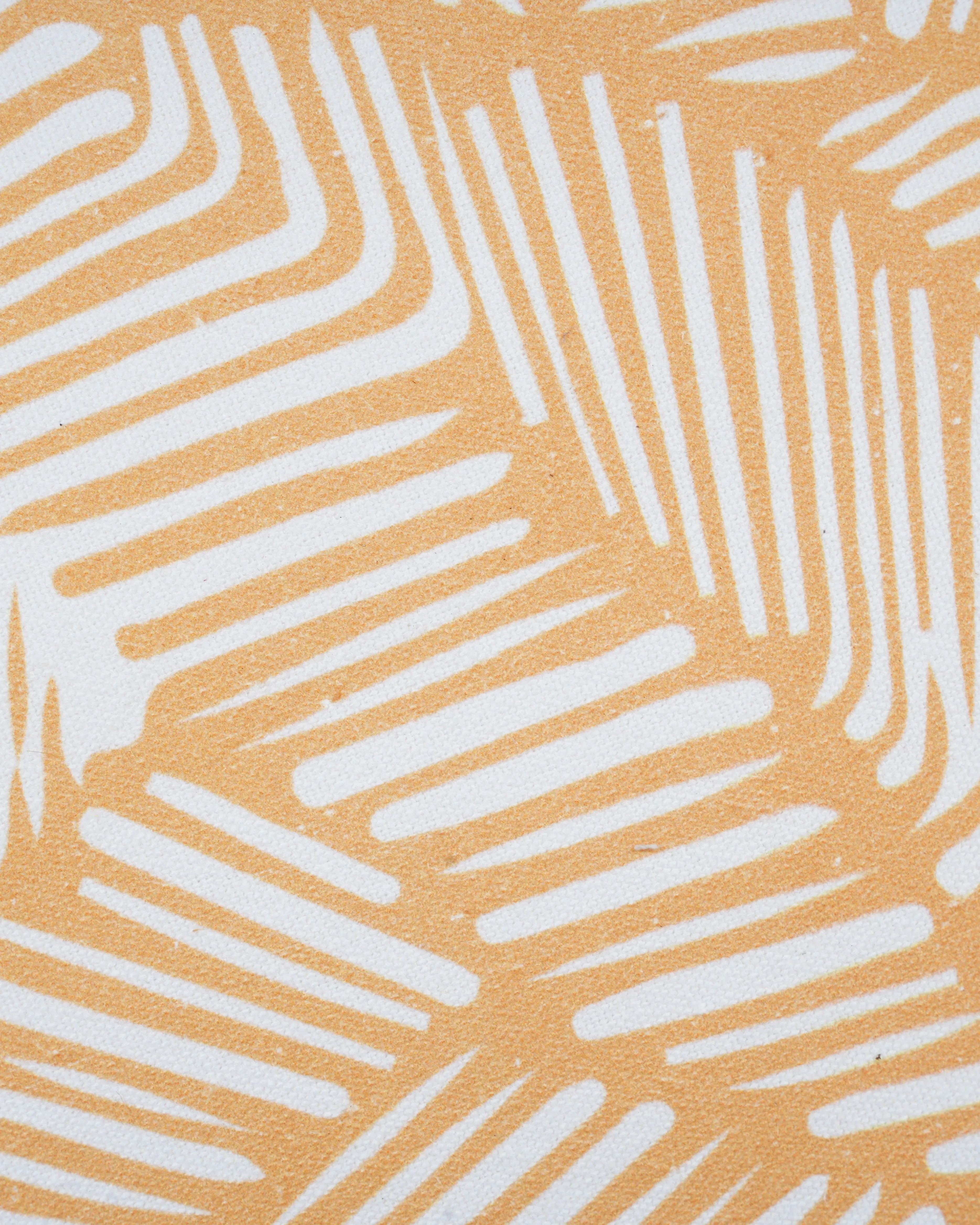 Yellow Printed Stool