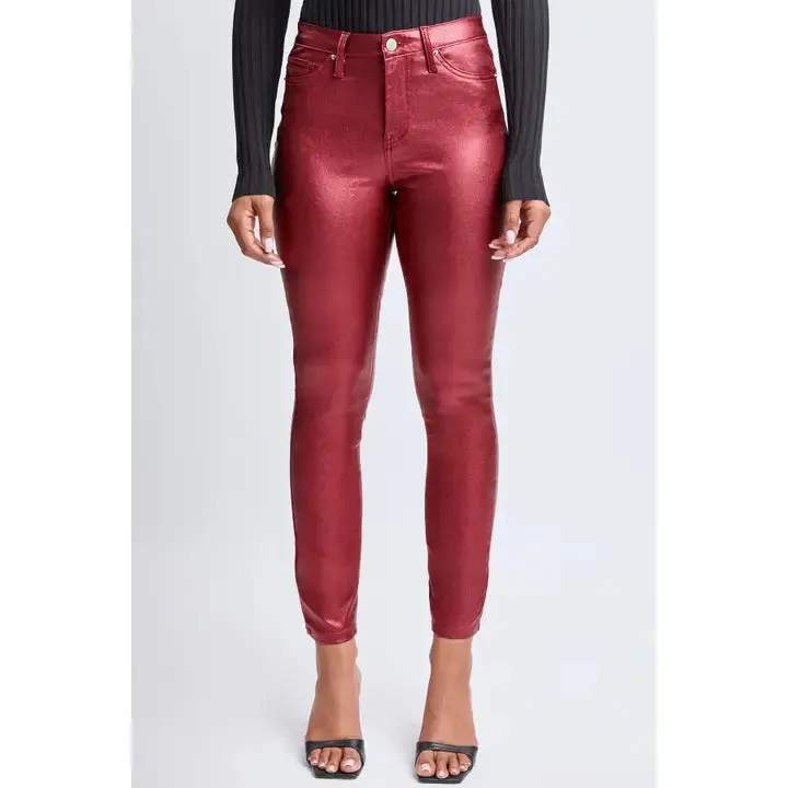 YMI High-Rise Metallic Skinny Jean -3 colors-