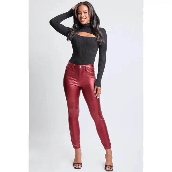 YMI High-Rise Metallic Skinny Jean -3 colors-
