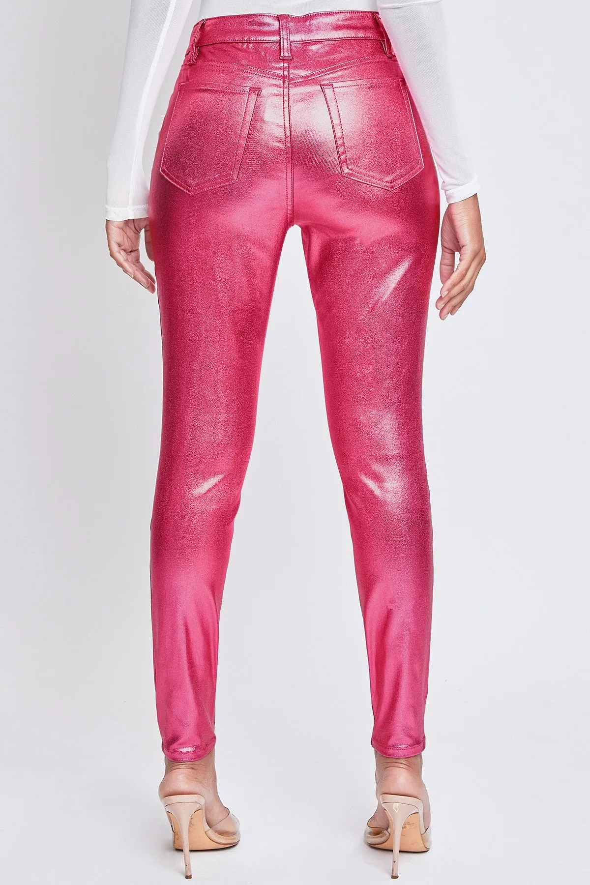 YMI High-Rise Metallic Skinny Jean -3 colors-