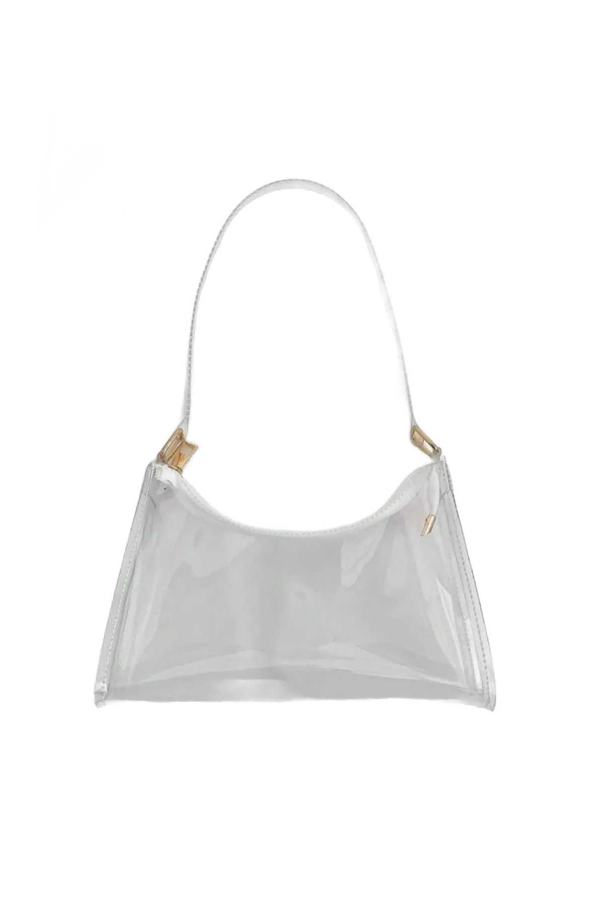 Zuri Clear Shoulder Bag (Clear)