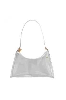 Zuri Clear Shoulder Bag (Clear)